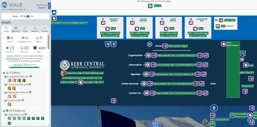 Kerr CAD WAVE Test Results